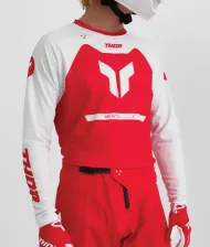 Motocross Jersey THOR RIDEMODE MENACE RED