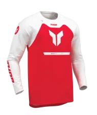 Motocross Jersey THOR RIDEMODE MENACE RED
