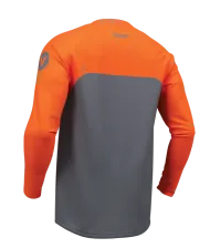 Motocross Jersey THOR RIDEMODE MENACE ORANGE/CHAR