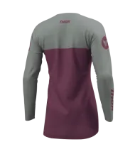 Women's motocross jersey THOR RIDEMODE MENACE PURPLE/GRAY