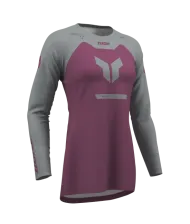 Women's motocross jersey THOR RIDEMODE MENACE PURPLE/GRAY