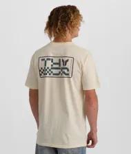 Motorcycle T-shirt THOR VANTAGE CREAM