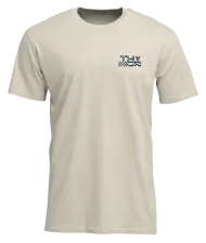 Motorcycle T-shirt THOR VANTAGE CREAM