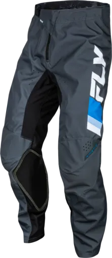 FLY RACING Kinetic Prix Kids Motocross Breeches-Bright Blue/Charcoal/White