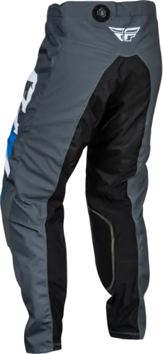 FLY RACING Kinetic Prix Kids Motocross Breeches-Bright Blue/Charcoal/White