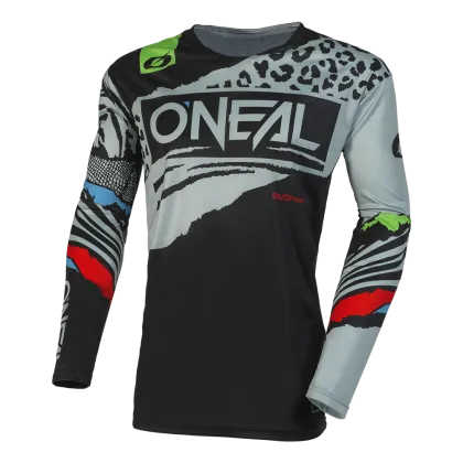 Children's motocross blouse O'NEAL MAYHEM WILD V.23 BLACK/GRAY