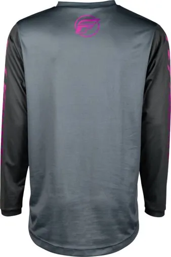 Детска мотокрос блуза FLY RACING F-16 Riding - Grey/Charcoal/Pink