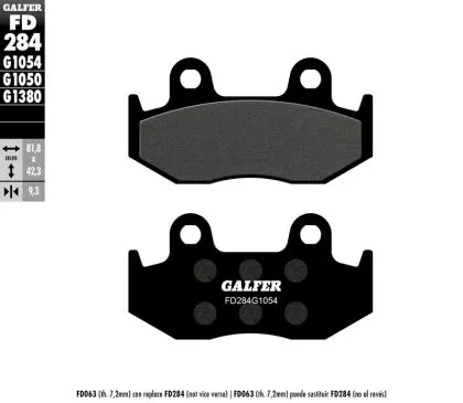 Tampoane fata/spate motocicleta Galfer SEMI METAL FD284G1054