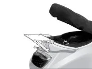 Mounting kit for cases SHAD TOP MASTER PIAGGIO LX50/125 05-08