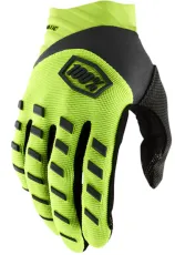 Kids motocross gloves 100% AIRMATIC FLUO YELLOW/BLACK