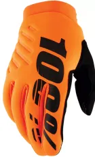 Motocross gloves 100% BRISKER FLUO ORANGE/BLACK