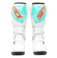 Мотокрос ботуши SIDI CROSSFIRE 3 SRS WHITE/FLUO MINT/CORAL