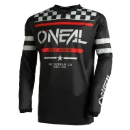 Motocross Jersey O'NEAL SQUADRON V.22 BLACK/GRAY