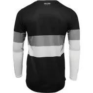 Motocross Jersey THOR HALLMAN DIFFER DRAFT BLACK/WHITE