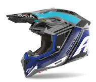 Cască motocross AIROH AVIATOR 3 League Albastru Lucios