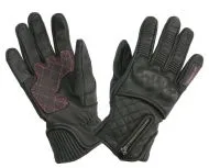 Women's leather gloves ADRENALINE ORCHID BLACK/PINK
