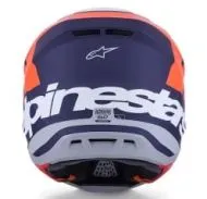 Motocross helmet ALPINESTARS SM7 CORE ORAN/BLUE