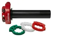 DOMINO THROTTLE CONTROL XM2 W/O GRIP RED throttle control