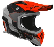 Cască motocross AIROH AVIATOR ACE 2 SHIELD PORTOCALIU MAT