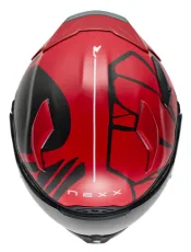 Helmet NEXX X.WST3 B-SIDE RED BLACK MATT