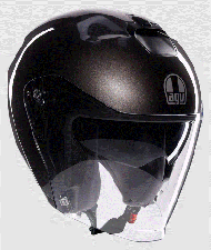 Scooter helmet AGV IRIDES MONO ASFALTO GRAY