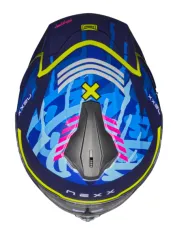 Helmet NEXX Y100R URBANGRAM BLACK RED MATT