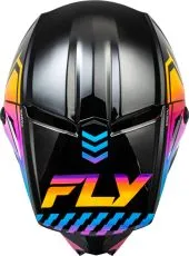 FLY RACING Formula Kinetic Menace Motocross Helmet - Black/Sunrise