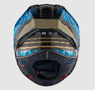 Helmet NEXX X.R3R SWIRL SKY BLUE