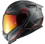 Helmet NEXX X.WST3 FLUENCE GRAY RED MATT