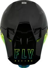 Motocross Helmet FLY RACING Formula CC Centrum - Black/Hi-Vis