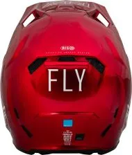 Motocross helmet FLY RACING Formula CC Centrum - Metallic Red/White