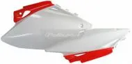 Polisport side panels for HONDA CRF450R -2007-08 RED/WHITE