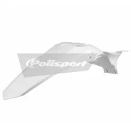Rear Fender Polisport Yamaha YZ250F - 2014-18 / YZ450F - 2014-17 White