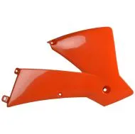 Plastic radiator covers Polisport KTM SX / EXC / MXC KTM Orange OEM Color