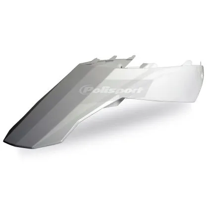 Rear Fender with Side Panel Polisport GAS GAS EC / EC-E - 2010-11 White OEM Color