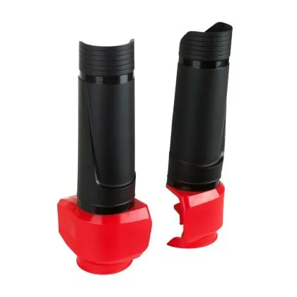 Front protectors POLISPORT BLACK/RED