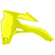 Polisport Sherco SE-R/SEF-R Plastic Radiator Covers - 2013-16 Flo Yellow