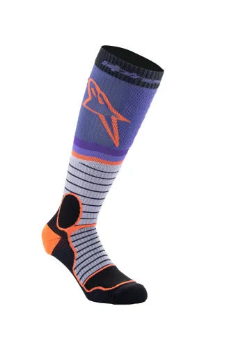 Κάλτσες Motocross ALPINESTARS SOCK MX PRO PUR/BK/GY