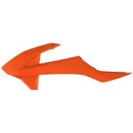 Plastic radiator covers Polisport KTM 85 SX - 2018-21 KTM Orange OEM Color