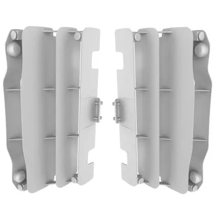 Μπροστινό προστατευτικό ψυγείου POLISPORT HONDA CRF450R(09-12) ΛΕΥΚΟ