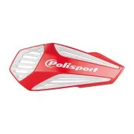POLISPORT MX AIR Red / White handlebar protectors