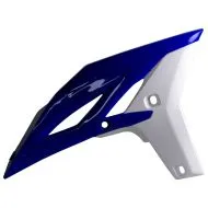 Plastic radiator covers Polisport Yamaha YZ250F - 2010-2013 / WR450F - 2012-15 BLUE/WHITE