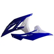 Plastic radiator covers Polisport Yamaha YZ250F - 2010-2013 / WR450F - 2012-15 BLUE/WHITE