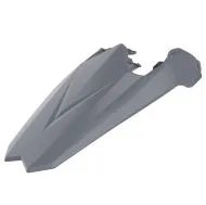 Rear Fender with Side Panel Polisport BETA RR250/300 2ST 350/400/450 4ST - 2018-19 Nardo Gray