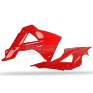 Plastic radiator covers Polisport GAS GAS EC / EC-E - 2010-11 Red