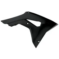 Plastic radiator covers Polisport HONDA restyling CR125R /CR250R -2002-07 Black