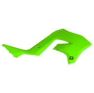 Plastic radiator covers Polisport Kawasaki KX125 / 250 restyling KX450 - 2003-08 Lime Green