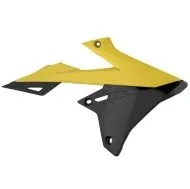 Plastic radiator covers Polisport Suzuki RM125 / 250 restyling RMZ (19) 2001-08 Yellow/Black Color