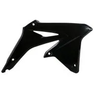 Plastic radiator covers Polisport Suzuki RMZ250 - 2010-18 Black