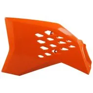 Plastic radiator covers Polisport KTM 65SX (11-15) - 2009-15 / 65XC - 2009 KTM Orange OEM Color